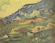 Vincent Van Gogh Les Alpilles,Mountainous Landscape near Saint-Remy (nn04) oil painting picture wholesale